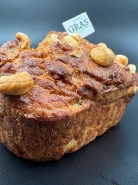 Mini-cake confit de canard figues noisettes