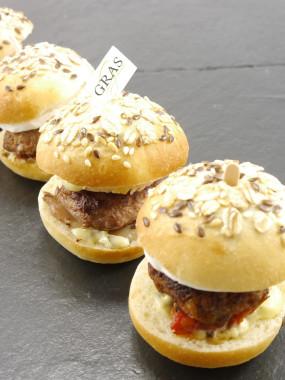 Mini burgers chauds 12pces 