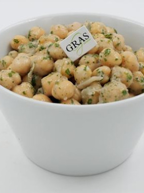 Salade de pois chiche en persillade à partager 