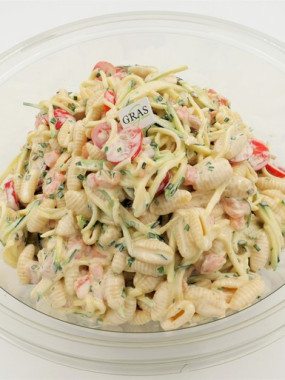 Salade Gnocchetti au saumon fumé individuel 