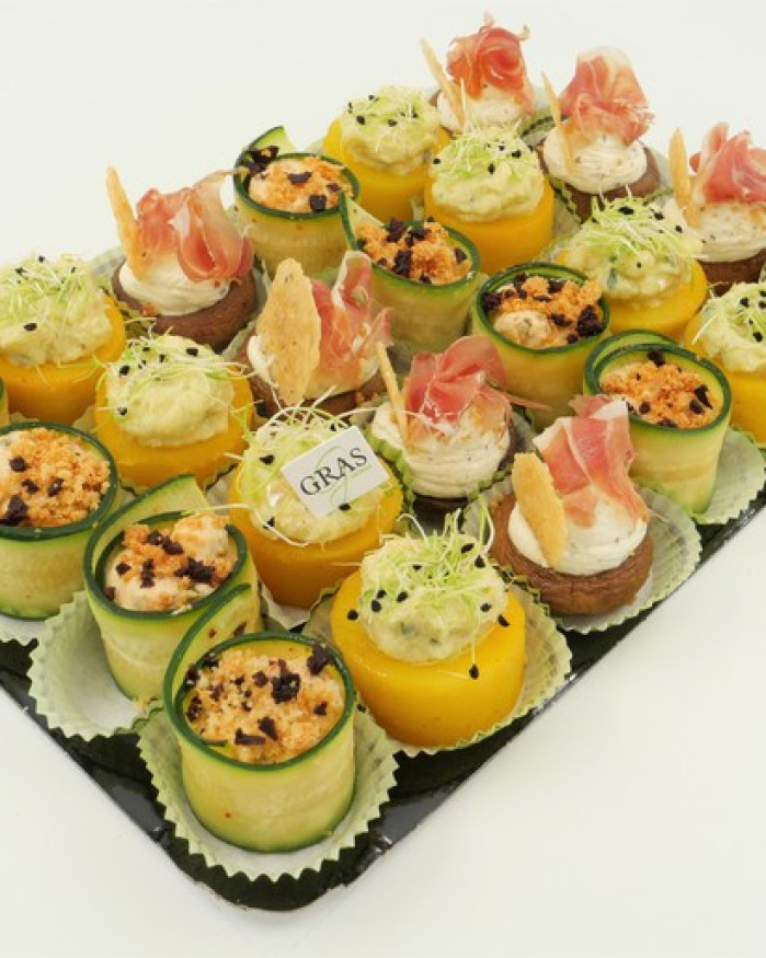 Plateau de mini-légumes farcis