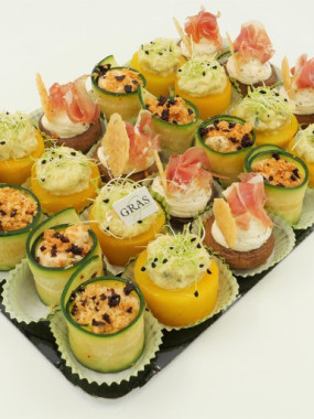 Mini-légumes farcis 24 pces