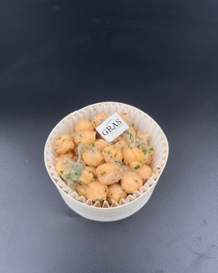 Salade de pois chiche en persillade individuelle