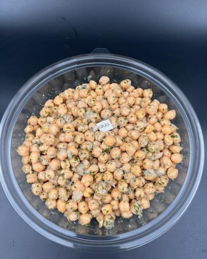 Salade de pois chiche en persillade à partager 