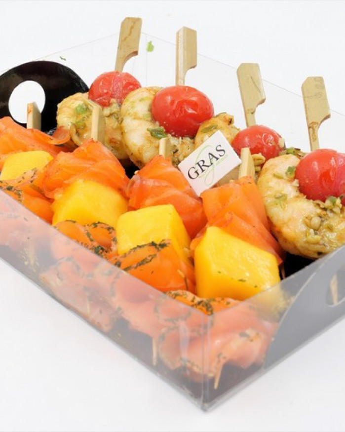 Brochettes box poisson 8 pces