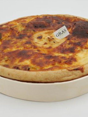 Quiche saumon poireaux