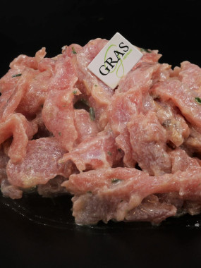 Emincé de veau aux girolles