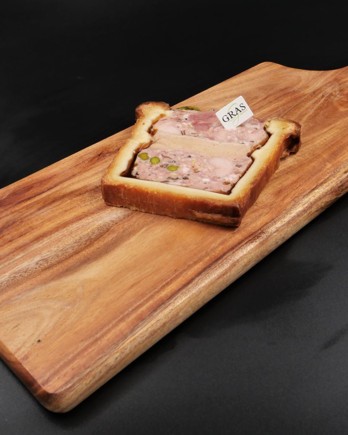 Pâté croûte de pintade aux morilles 