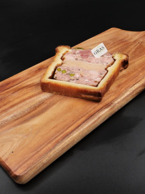 Pâté croûte de pintade aux morilles 