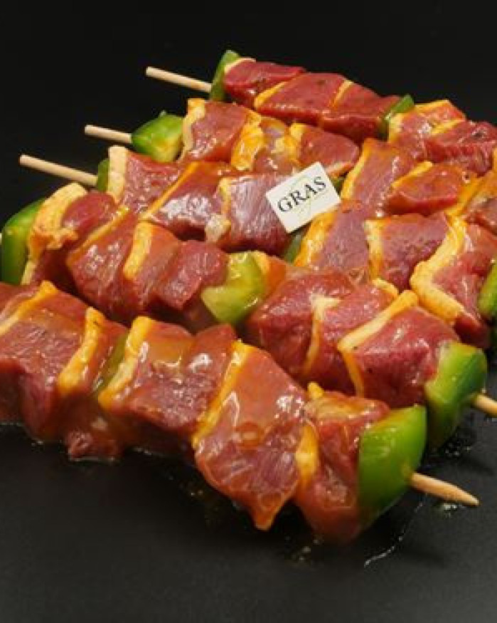 Brochette de canard miel abricot