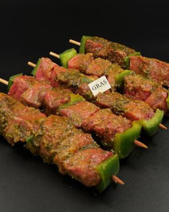 Brochette de boeuf mazurka