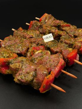 Brochette d'agneau mazurka