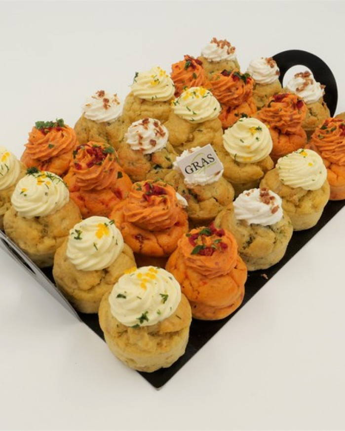 Plateau de 24 mini-cupcakes 