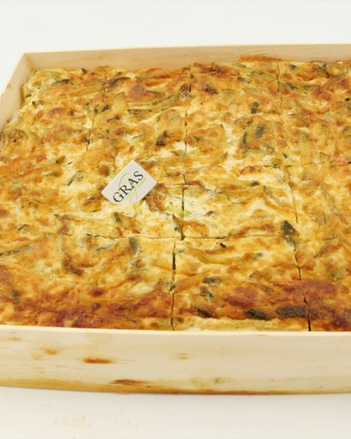 Quiche chèvre courgette 16 pces 