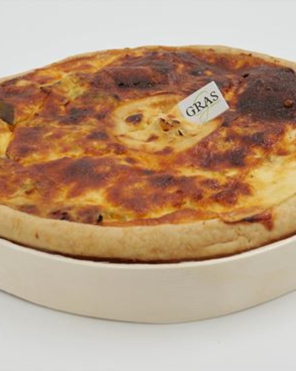 Quiche saumon poireaux Boucherie Traiteur Gras